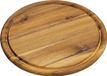 Kesper Planche à pain/Planche de service/Planche à découper - Ronde - Avec rainure à jus - 25 cm - Bois d'acacia