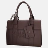Charm London Bond Laptoptas 15,6 Inch - Donkerbruin