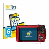 BROTECT - Screenprotector voor Olympus OM System Tough TG-7 - Folie Beschermfolie transparant 6 Stuks