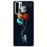Cosmonaute aux Ballons Bedrukt siliconen hoesje compatibel met P30 Pro