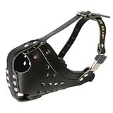 Dingo Gear S03030 muilkorf voor honden, van hoogwaardig leer, handgemaakt