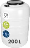 Garronda 200L Vat met wijde hals - Wit