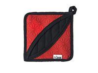 Lodge ASFPH41 Trivet/pannenlap, Silicone, Rood/Zwart