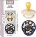 BIBS Colour Fopspeen - 0-6 mnd - 2-pack - Rond - Ivory/Deep Space