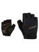 Ziener CRISSI Fietshandschoenen voor dames, korte vingers, ademend, dempend, zwart, goud, 7,5