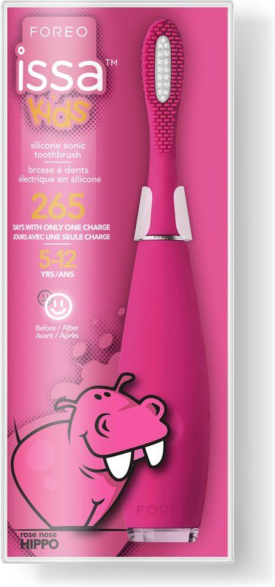 FOREO ISSA kids - Siliconen Sonische Tandenborstel voor Kinderen - Roze
