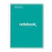 Miquelrius Notitieboek Emotions A4, 120 vellen 90 g/m², gelinieerd dwars 5 mm, 5 gekleurde strepen, spiraalbinding, polypropyleen deksel, 4 boringen, turquoise