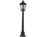 Feiss Cotswold Lane LED Tuin Pilaar | Zwart | IP44 | 2x E14 | 60W