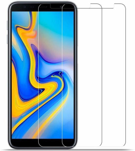 - 2X / 2Pack Samsung Galaxy J6+ Plus Beschermglas Screen Protector / Tempered Glass Screen