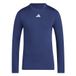 adidas Baselayer Aeroready Techfit - Bleu, pointure X-Large