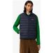 Lacoste Slim Fit Gewatteerd vest donkerblauw, Faux-uni