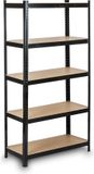 Viking Choice AP Onderdelen B.V. Stellingkast - metaal - 150x75x30 cm - zwart