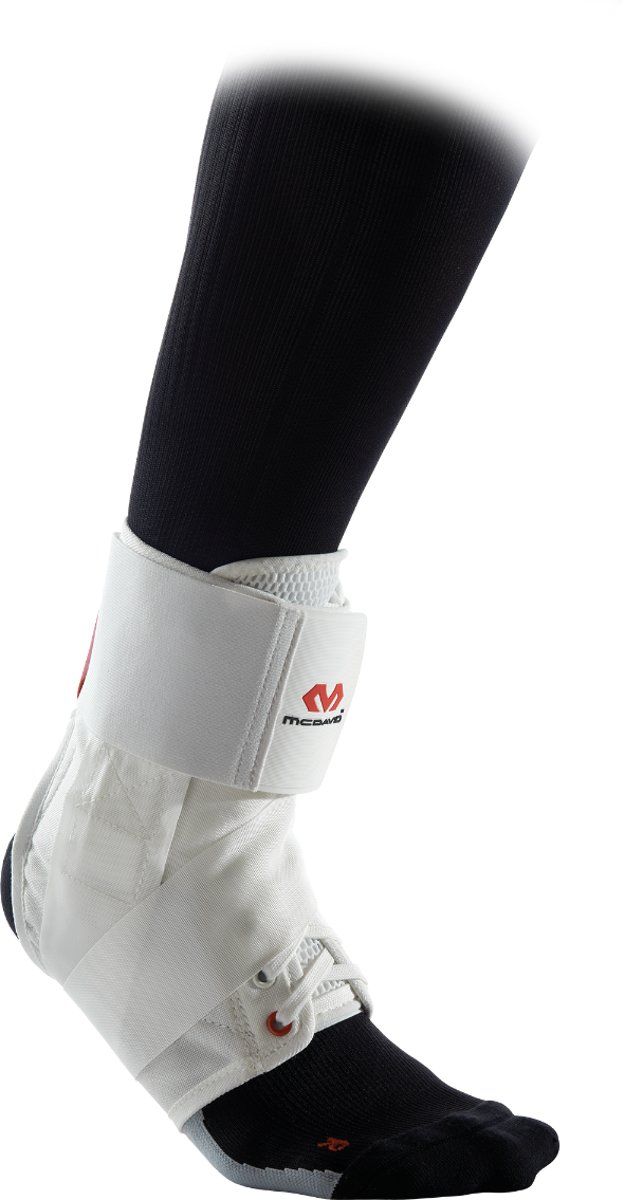 McDavid 195 Enkelbrace Straps - Wit - Extra Small