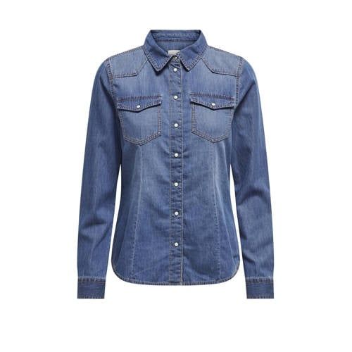 ONLY denim blouse ONLALEXA medium blue denim