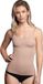 Bye Bra Invisible corrigerend hemdje, Shapewear Tanktop, Verstelbare Bandjes, Corrigerend ondergoed Voor Dames, Beige, S