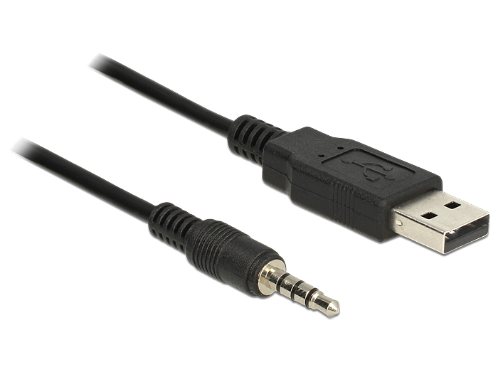 DeLOCK 1.8m USB2.0-A/3.5mm