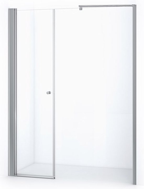 Maxaro Douchewand met Draaideur Zircon Comfort 170cm Chroom