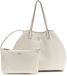 GUESS shopper Victtoria 2 in 1 Tote Stone Logo crème