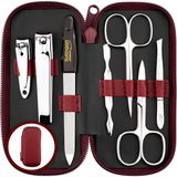 Manicureset marQus Solingen Duitsland Manicuresets voor dames & heren set van 7 stuks – Kwaliteits verzorgingsset Nagelknipper & Teennagelknipper, pincet Nagelkit – Perfect Cadeau voor alle gelegenheden