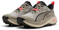 Puma Voyage Nitro 4 Hardloopschoenen Mannen Maat 43 Grijs-Ultra Rood-Zilver