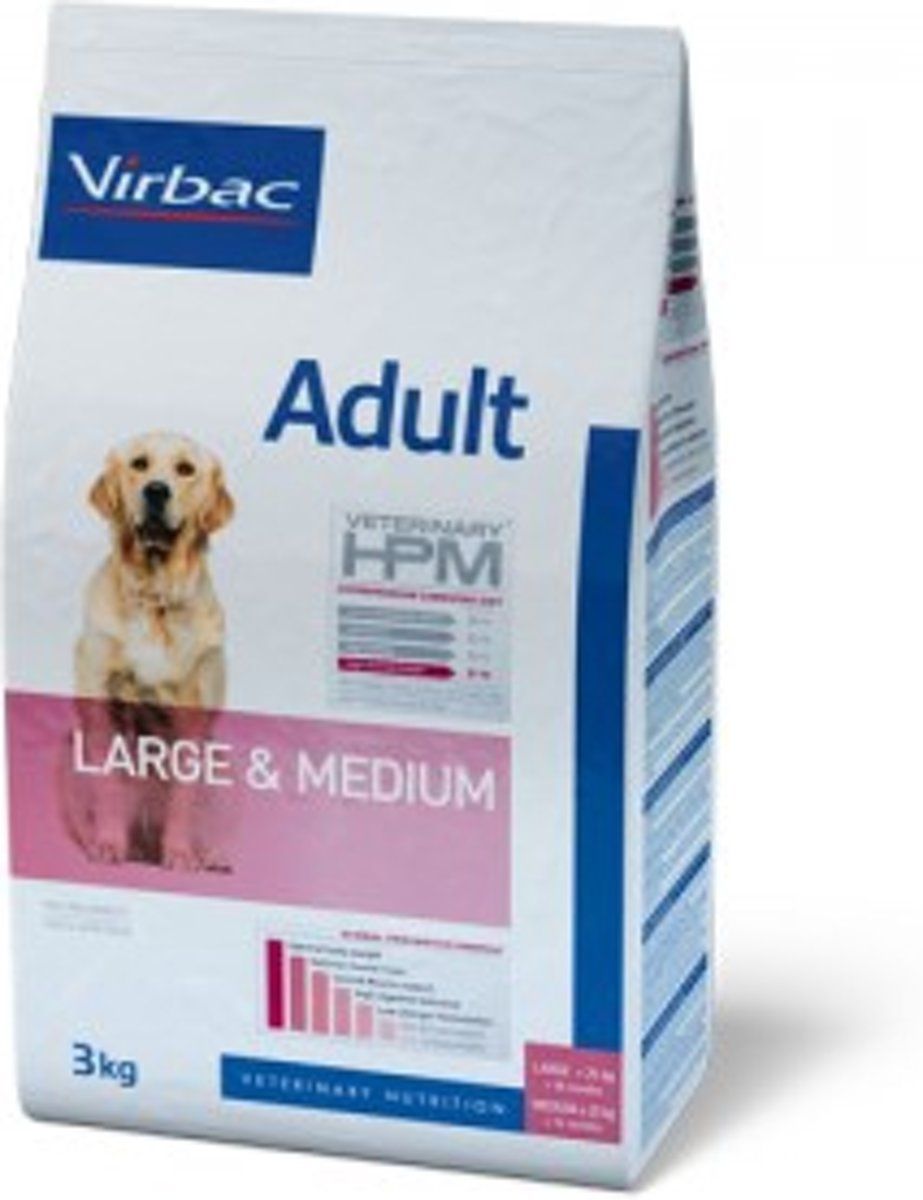 VIRBAC HPM - Adult Neutered Dog Large & Medium - 3kg