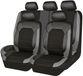 Volkswagen Housse de siège - Jeu de 9 pièces, cuir, adapté pour Volkswagen Polo V (2011-2018)