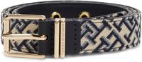 Tommy Hilfiger Th Square 2.5 Jacquard Belt Space Blue Taille: 70