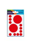 Avery 32-400 sticker Papier Rood 48 stuk(s)