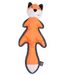 Dehner Wild Nature Outdoor Fox Hondenspeelgoed, incl. pieper, ca. 42 x 18 x 7 cm, Oxford-katoen, oranje