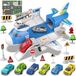 Avion et voiture jeu - Tapis de jeu - 21 pièces - Panneaux de signalisation