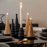 Villeroy & Boch Christmas Chic kandelaar Metaal Zwart