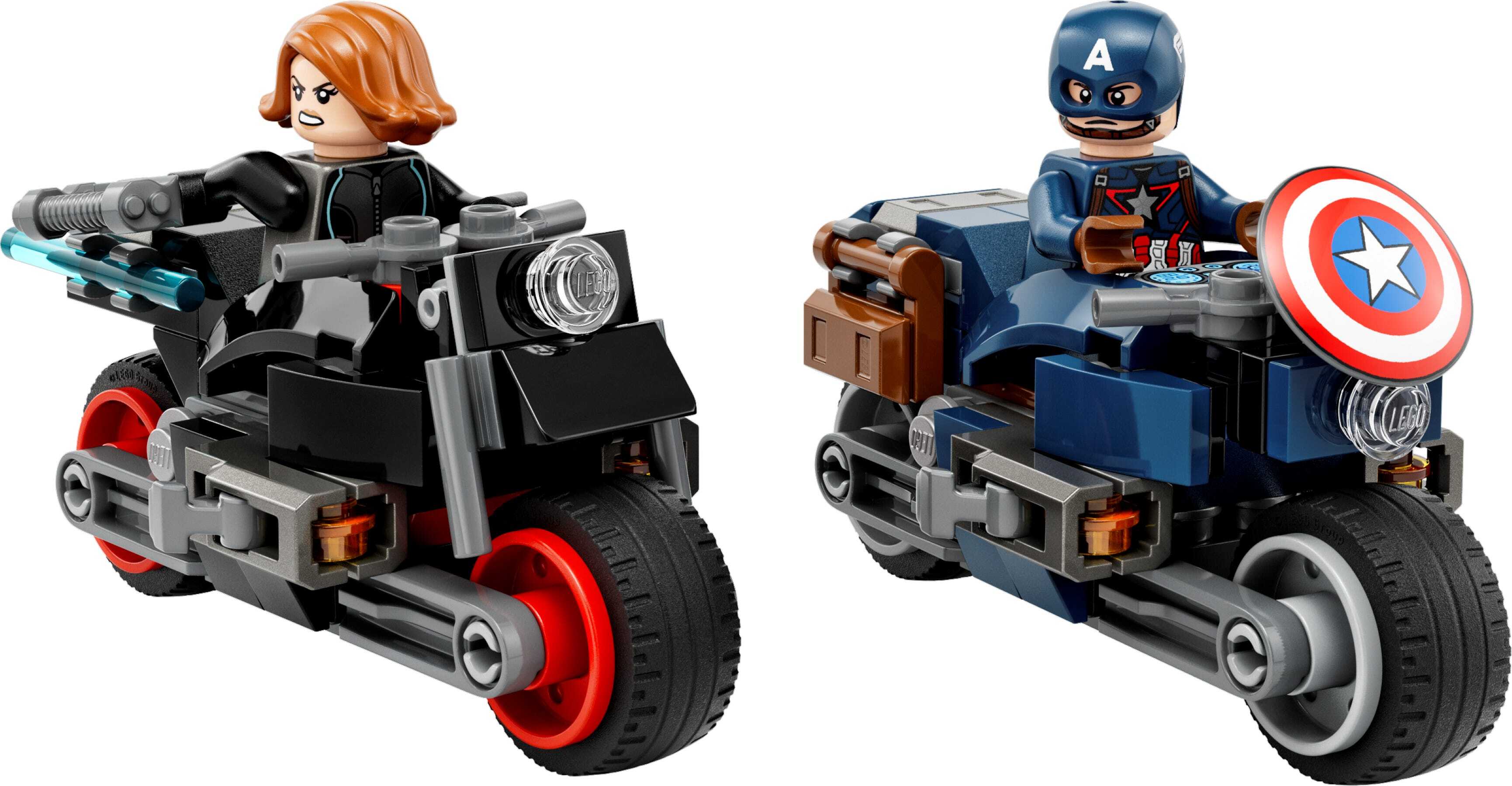 lego Black Widow & Captain America motoren