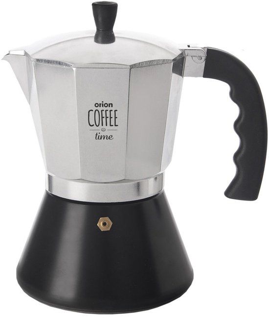 Orion Aluminium Kawiarka - 450 ml - Induction Suitable - Black Handle