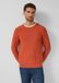 s.Oliver - Gebreide trui met vlamgarenstructuur en rolrand - Rood - 3XL