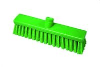 Maya Professional Tools 15003-5 bezem FBK/levensmiddelhygiene met sleuven borstelharen, 600 mm x 60 mm, groen