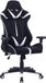 Bolt Gamestoel - Wit/Zwart - Ergonomisch - Verstelbaar - Met Rugleuning en Armleuning - Stoffen Bekleding