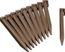 Nature - Grondpennen (10 st.) - H26,7cm - Taupe - voor borderranden