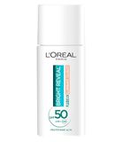 L'Oréal Paris Bright Reveal Tinted Highlighter Zonnebrandcrème met een getinte finish en lichte textuur. SPF 50 medium kleur 50 ml