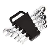 Amazon Basics Flexibele ratelsleutelset, metrisch, 5-delig, 8mm, 10mm, 13mm, 14mm, and 17mm