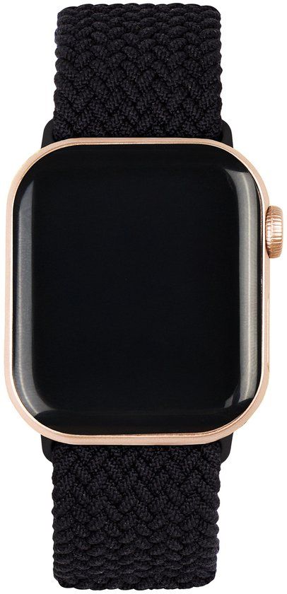 iDeal of Sweden Soft Braid Watch Band voor de Apple Watch | 44/45/46/49 mm - Iconic Black