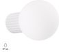 Pure Lume Kinkiet SFERA, wit, 1xG9x8W, glazen kap, afmetingen: 12x12x17 cm, IP44