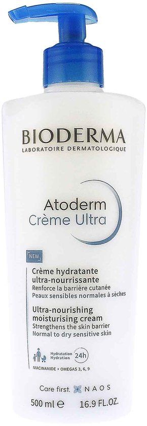Bioderma Atoderm Crème Ultra Fl 500ml - Gevoelige Huid - Hydraterend