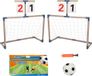 Lot de 2 buts de football Enfants Buts de football avec football,buts,pompe Football Interactif Minibuts