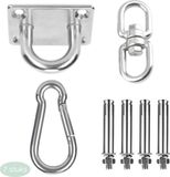 XYZ Goods Luxe Plafondhaak Bevestigingsset - RVS - Hangmat, Schommel, Bokszak, Hangstoel