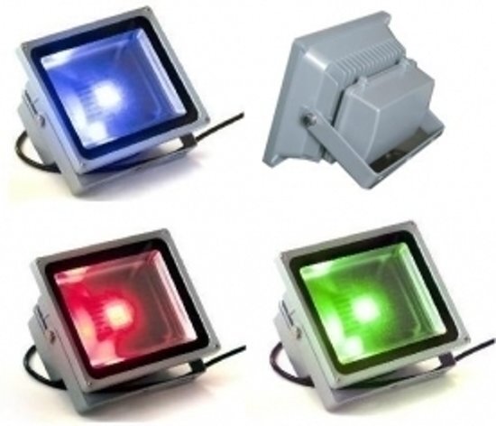 ABC-LED 20W LED Schijnwerper RGB outdoor - dimbaar