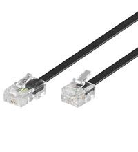 Goobay RJ-11/RJ-45 Cable - 10m - Black