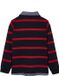 Vertbaudet Gestreepte polo jongens effect 2-in-1 rood gestreept