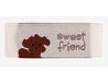 Etiketten Poodle Polyester Labels, 39 x 15 mm, 5 pieces