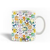 Pokemon Keramische mok, Pokemon Doodle cute