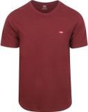 Levi's T-shirt Original Bordeaux - Maat M - Heren - Casual T-shirts